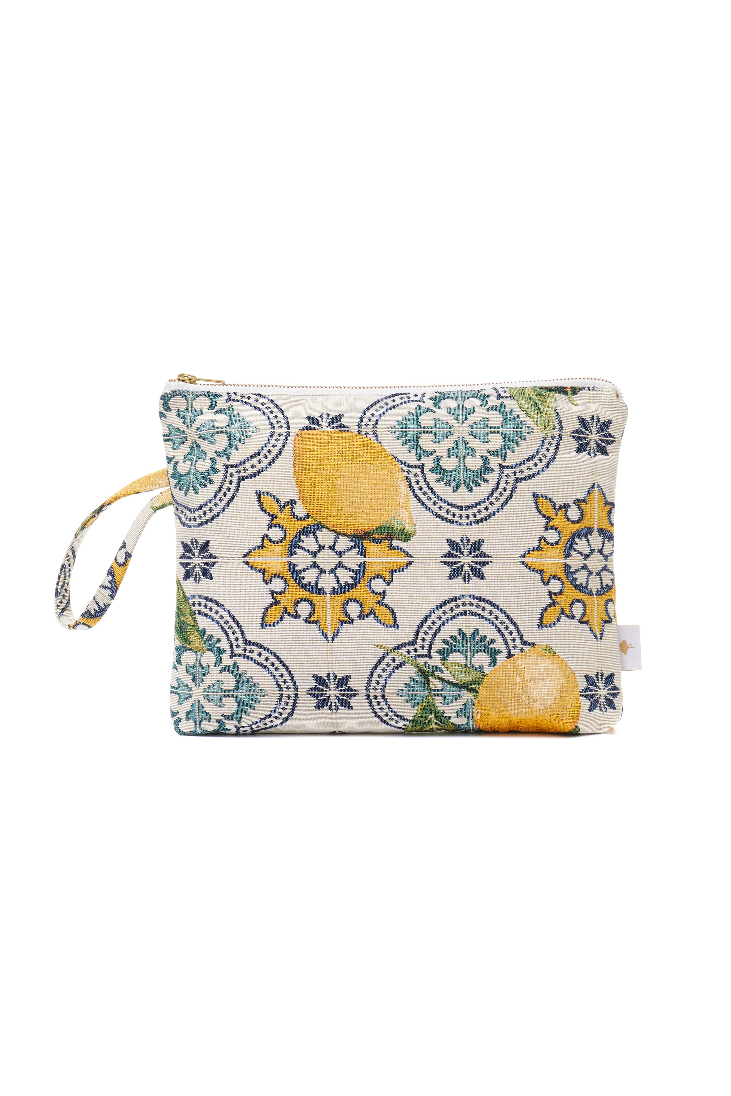 TRAVEL POUCH LARGE - LEMON