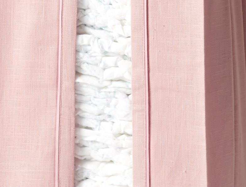 The Nappy Pocket Linen Old Pink